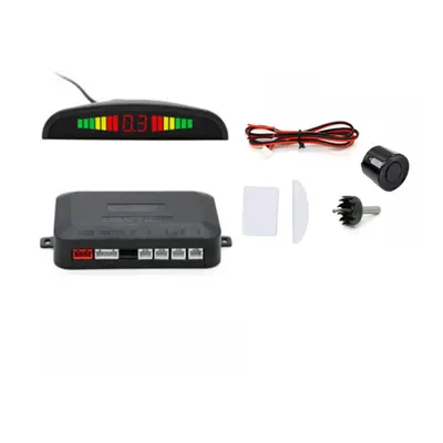 Car Sensor Backup Reverse Rear View Radar Alarm System Kit Digital Display Black