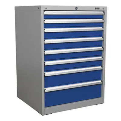 8 Drawer Industrial Cabinet - x x 1000mm - Heavy Duty Drawer Slides