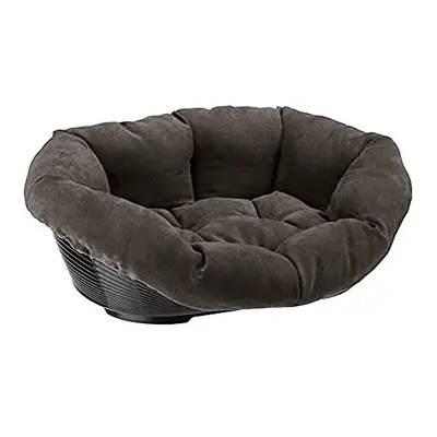 Ferplast Sofa Prestige Cat and Dog Bed, Synthetic Fabric, x x cm, Grey