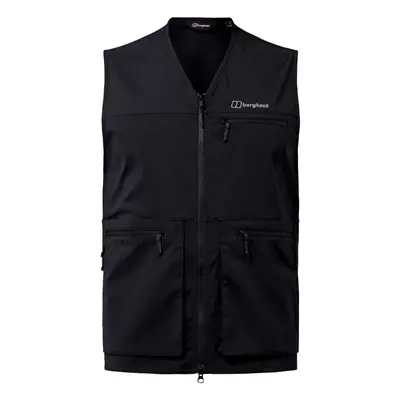 (XL, Black) Berghaus Unisex Utility Pocket Water Resistant Walking Gilet Vest