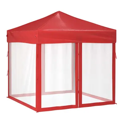 (red, x x cm) vidaXL Folding Party Tent with Sidewalls Pavilion Marquee Multi Colours/Sizes