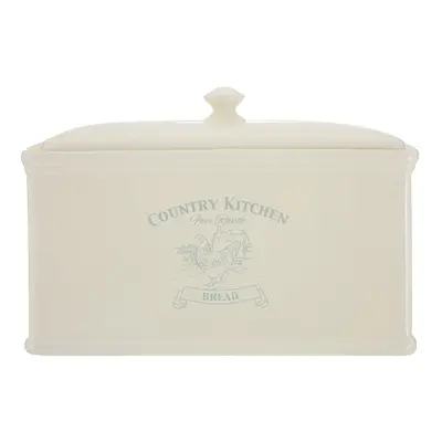 Country Kitchen Bread Crock, Dolomite, Cream