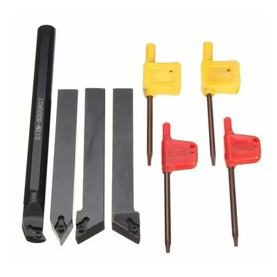 4pcs 12mm Shank Lathe Boring Bar Turning Tool Holder