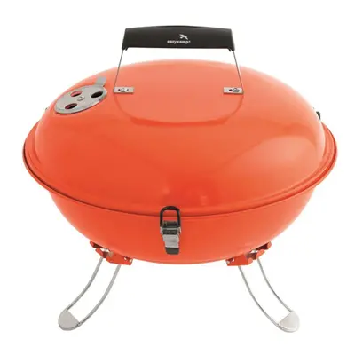 Easy Camp Portable Charcoal Grill Orange Camping Barbecue Grill Dinnerware