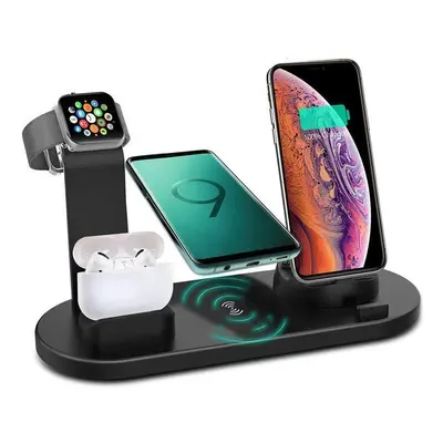 3-in-1 Wireless Charger Vertical 4-in-1 Wireless Charger for Apple Watch Headphones