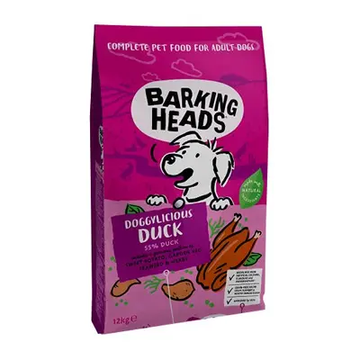 Barking Heads Dry Dog Food - Doggylicious Duck - Percent Natural Free-Run Duck with Hypoallergen