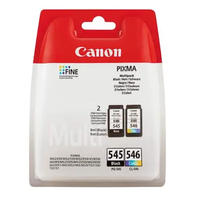 Canon x B 005, 8287B005/PG-545 CL 546, PG545/CL-546 Original Ink, Black, Cyan, Magenta, Yellow