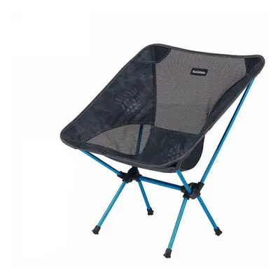 (Blue) Portable Folding Camping Chair Beach Hiking Picnic Seat Extended Fishing Tools Chair For 