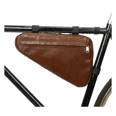 (Brown) Bicycle Rainproof MTB Road Frame Triangle Waterproof Caulking Bag