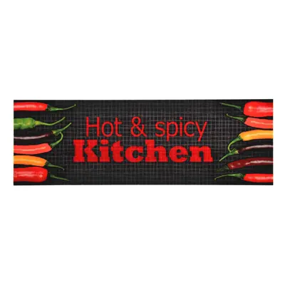 vidaXL Kitchen Carpet Washable Hot & Spicy Hallway Rug Floor Non Slip Runner