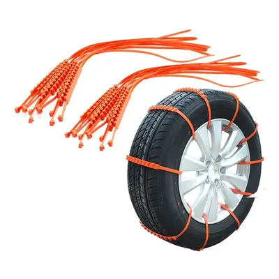 Car Tire Anti-skid Strap Non-slip Zip Grip Strip Adding Traction Snow Ice Mud Prevention