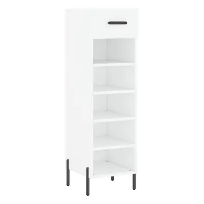 (white) vidaXL Shoe Cabinet Shoe Storage Shelf Shoe Rack Grey Sonoma Engineered Wood