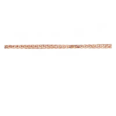 (18) Jewelco London 9ct Rose Gold 16" Foxtail Pendant Chain