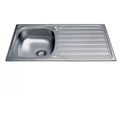 CDA CBS110SS Stainless Steel Bowl Kitchen Sink & Single Lever Tap