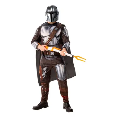 (Standard, Brown/Grey) Star Wars: The Mandalorian Mens Costume