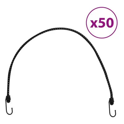 vidaXL Bungee Cords with Reflective Strips and Hooks Bungee Straps pcs