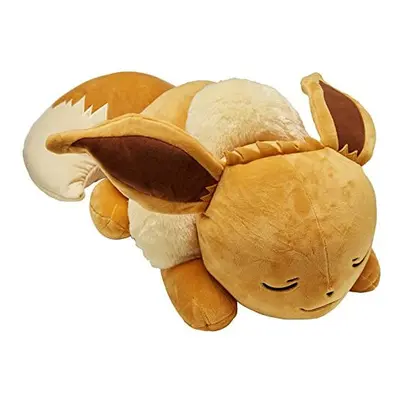 Pokemon Plush Sleeping Eevee- Cuddly PokÃ©mon- Must Have for PokÃ©mon Fans- Plush for Traveling,