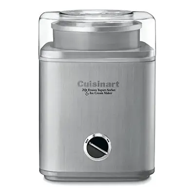 Cuisinart ICE-30BCP1 ICE30BC Ice Cream Maker, Stainless Steel, Plastic, Silver