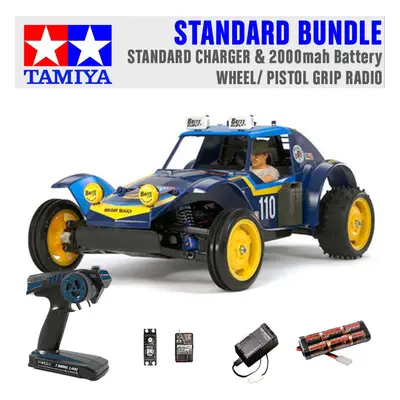 TAMIYA RC Holiday Buggy DT-02 1:10 Standard Wheel Radio Bundle