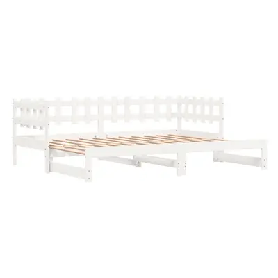 (90 x cm) vidaXL Pull-out Day Bed Sofa Bed Guest Bed Frame Daybed Couch Solid Wood Pine