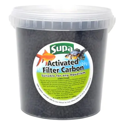 Supa Activated Filter Carbon, Litre, Pack of 3, Removes Impurities And Odours To Leave Your Aqua