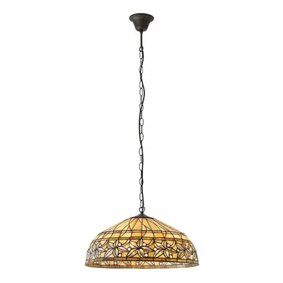 Tiffany Glass Hanging Ceiling Pendant Light Floral Autumn Lamp Shade i00071