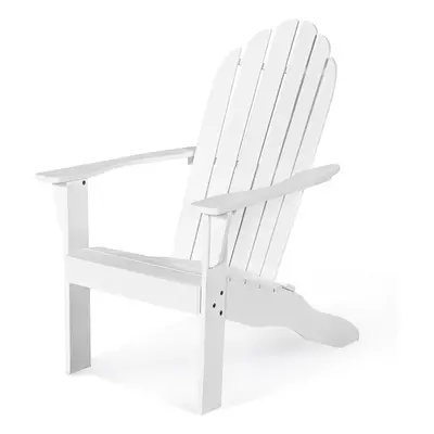 Adirondack Chair Acacia Wood Adirondack Lounger Chair w/ Slat Seating