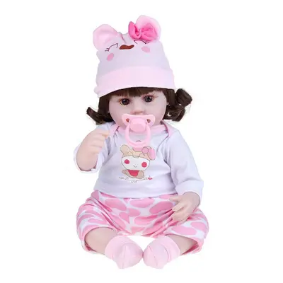 () 42CM Multi-optional Simulation Silicone Vinyl Lifelike Realistic Reborn Newborn Baby Doll Toy