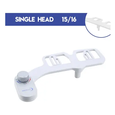 (Single head nozzle) 7/8" Toilet Bidet Seat Attachment Bathroom Cold Water Spray Non-Electric Sp