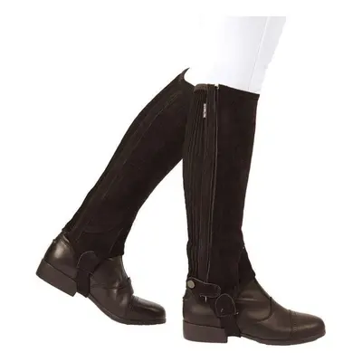 (Childs Medium, Brown) Dublin Childrens/Kids Suede Half Chaps II