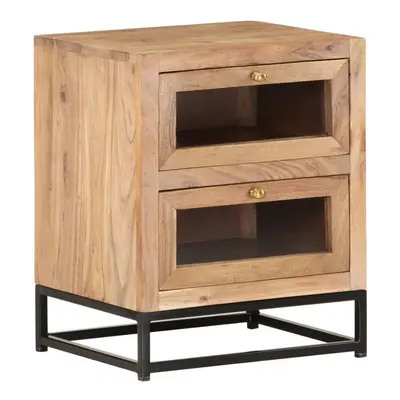 Bedside Cabinet 40x30x50 cm Solid Acacia Wood