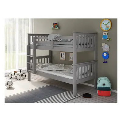 Clover Solid Wood Grey Bunk Bed