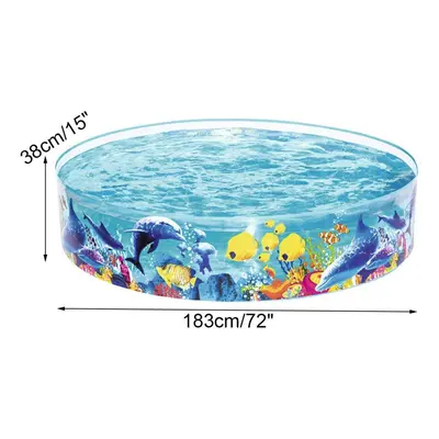 (type2) Portable Floding Swimming Pools PVC Family Playing Bathing Tub Summer and Kiddie Pond fo