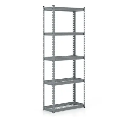 5-tier Garage Storage Shelves Adjustable Metal Storage Shelving Unit