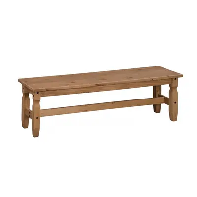 Corona 5'0" Dining Bench Solid Pine Furniture