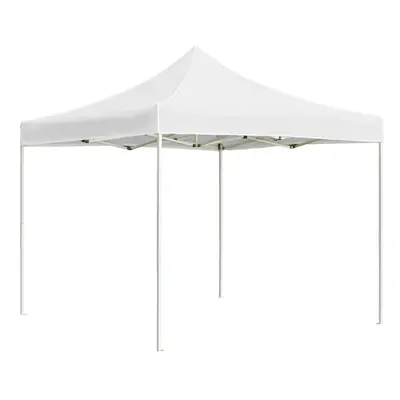 Garden Furniture Set Professional Folding Party Tent Aluminium 3x3 m White