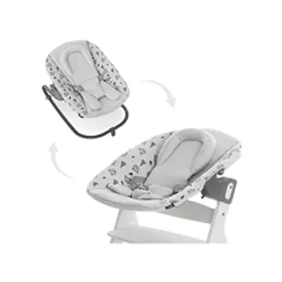 Hauck Alpha+ In Bouncer Premium Baby Highchairs Seat - Nordic Grey