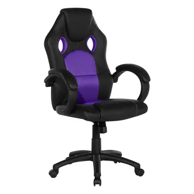 Office Chair Faux Leather Violet FIGHTER