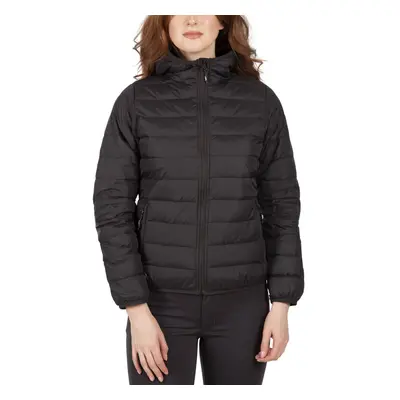 (XXS, Black) Trespass Womens Amma Hooded Padded Down Jacket Coat