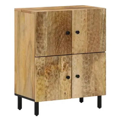 (natural) vidaXL Side Cabinet Home Storage Cabinet Cupboard Sideboard Solid Wood Mango