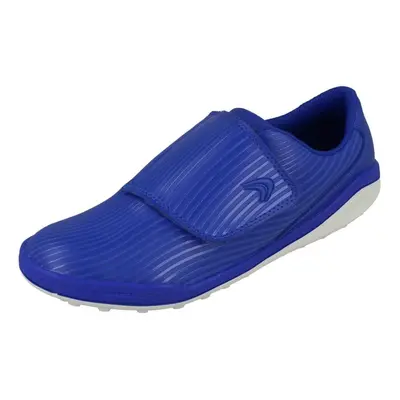 (Blue, UK Child) Boys Clarks Washable Trainers Circuit Swift - F Fit