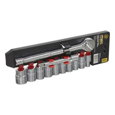 12pc PREMIUM Socket & Ratchet Handle Extension Set - 1/2" Square Drive Metric