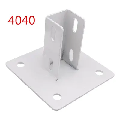 (4040) Aluminum Extrusions Square Foot Connector Cup Ground Fence Guardrail Base Accessories