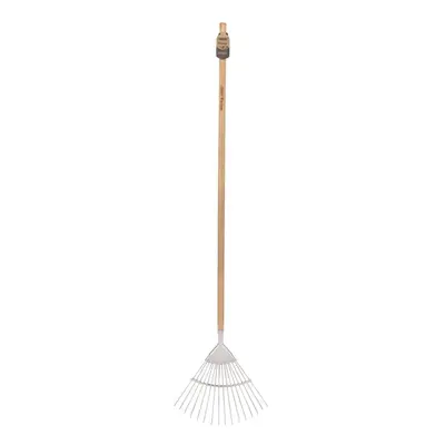 Draper Heritage Stainless Steel Lawn Rake with Ash Handle