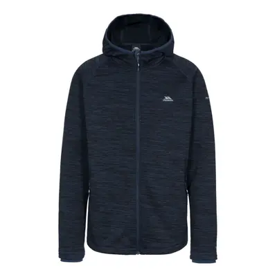 (S, Navy Marl) Trespass Mens Fleece Hoodie Full Zip Horthwood B