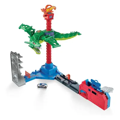 Hot Wheels Air Attack Dragon Play Set inc Vehicle New Kids Childrens Toy