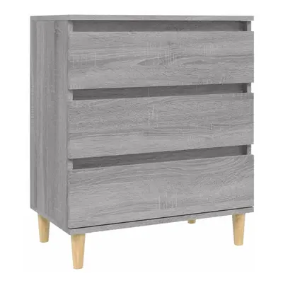 (grey sonoma) vidaXL Sideboard Engineered Wood Storage Cabinet Home Organiser Multi Colours