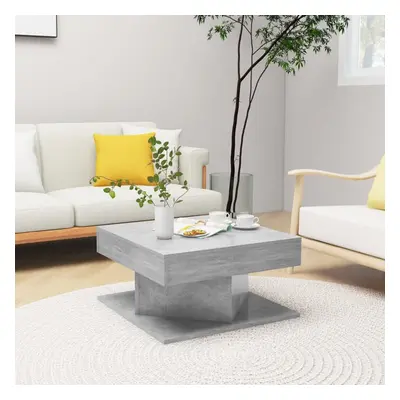 vidaXL Coffee Table Concrete Grey Chipboard Home Living Room Couch Sofa Table