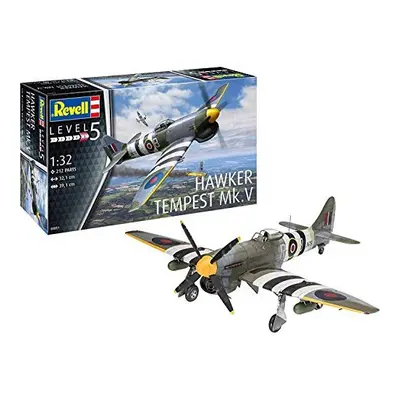 Revell RV03851 Hawker Tempest V Plastic Model kit 1:32 Scale, Unpainted