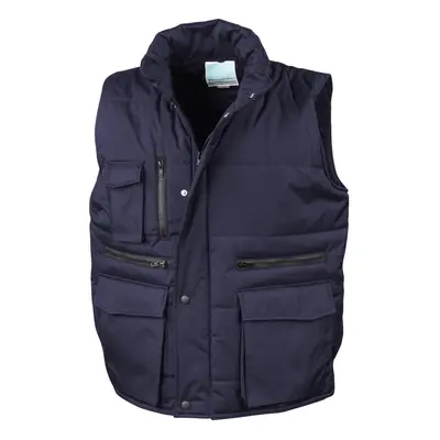 (M, Navy) Result Mens Lance Bodywarmer / Gilet (Windproof & Showerproof)